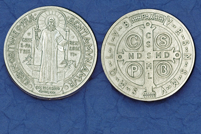 St. Benedict Medal Pocket Token